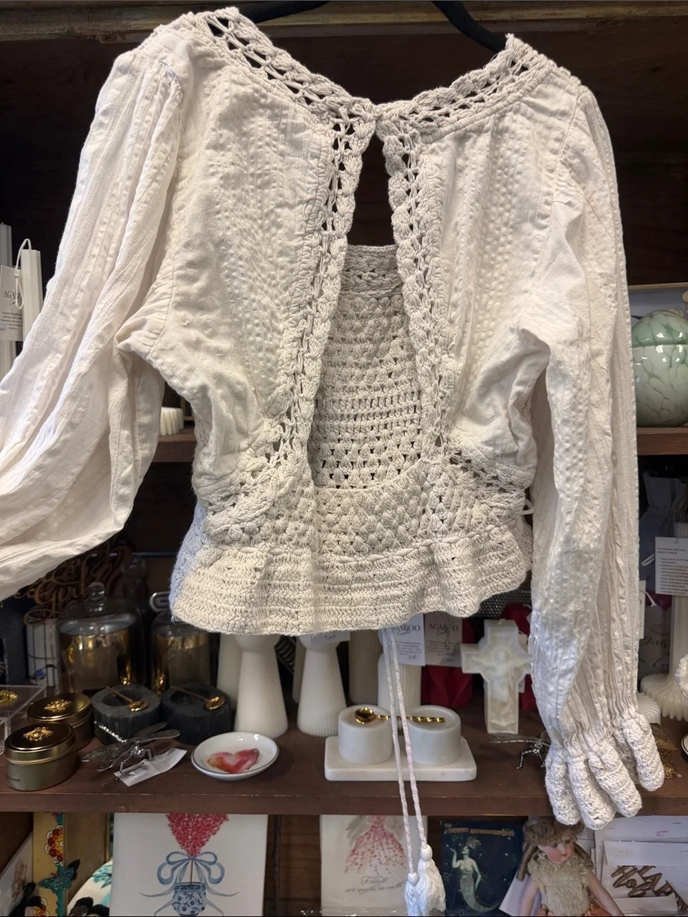 Free People hand crocheted